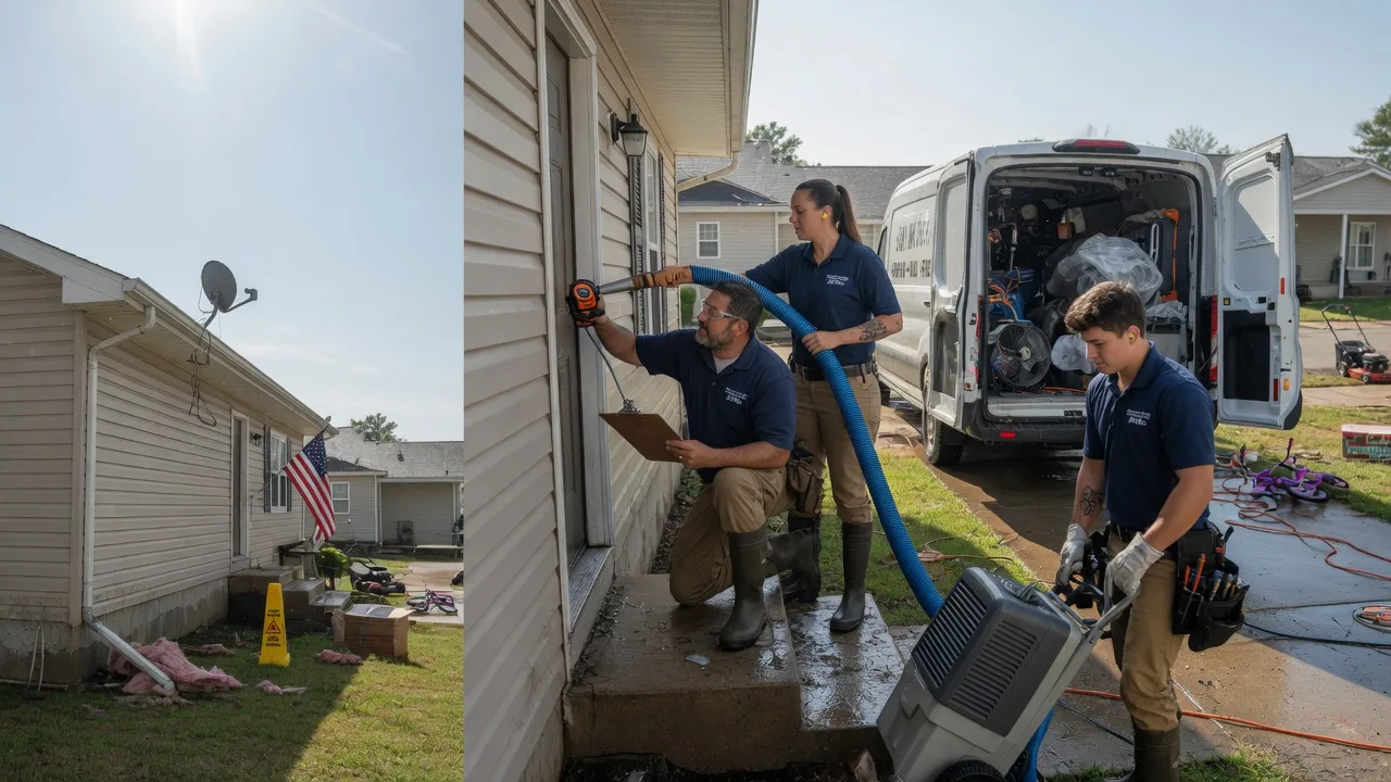Ceiling Water Damage Restoration in Sandersville, GA near me